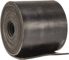 Made in USA - 1/16" Thick x 2" Wide x 60" Long, Plain Backed Neoprene Rubber Strip - Stock Length, 60 Shore A Durometer, 2,500 psi Tensile Strength, -40 to 225°F, Black - Exact Tool & Supply
