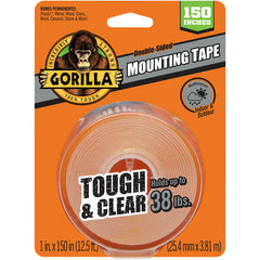Gorilla Mounting Tape clear XL 150″ - Exact Tool & Supply