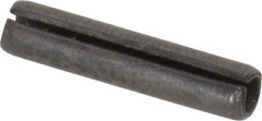 Value Collection - 5/32" Diam x 3/4" Long Slotted Spring Pin - Grade 1070-1090 Alloy Steel, Black Oxide Finish - Exact Tool & Supply