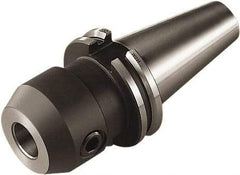 Seco - CAT40 Taper Shank 1/2" Hole End Mill Holder/Adapter - 1-5/8" Nose Diam, 2" Projection, Through-Spindle & DIN Flange Coolant - Exact Tool & Supply