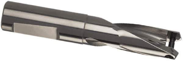 Guhring - 25.5 to 25.99mm Diam, 1.5xD, 43.2mm Max Depth, 1" Shank Diam, 142mm Flute, 142mm OAL, Replaceable Tip Drill - HT 800 WP Insert, 250 Seat Size, 1.5xD HT 800 WP Toolholder, Series 4106 - Exact Tool & Supply