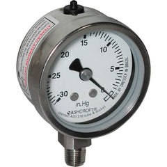Welch - Air Compressor & Vacuum Pump Accessories; Type: Analog Vacuum Gauge ; For Use With: Welch-lmvac Vacuum Systems - Exact Tool & Supply
