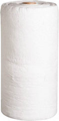 PRO-SAFE - 49 Gal Capacity per Package, Oil Only Roll - 150' Long x 30" Wide, White, Polypropylene - Exact Tool & Supply