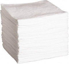 PRO-SAFE - 49 Gal Capacity per Package, Oil Only Pad - 30" Long x 30" Wide, White, Polypropylene - Exact Tool & Supply