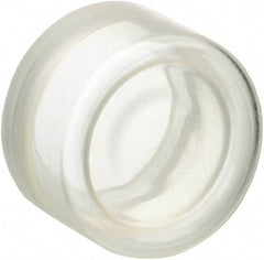 Schneider Electric - Extended Straight Pushbutton Switch Boot - Clear, Round Button - Exact Tool & Supply