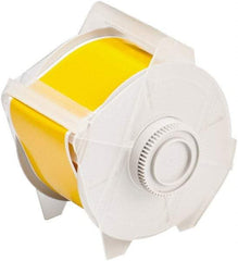Brady - 2-1/4" Wide x 1,200" Long, Yellow Vinyl Tape - For Globalmark Industrial Labeling System - Exact Tool & Supply