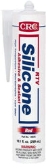 CRC - 12 oz Cartridge Red Silicone Sealant - -80 to 500°F Operating Temp, 60 min Tack Free Dry Time, 24 hr Full Cure Time - Exact Tool & Supply