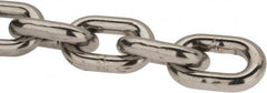 Value Collection - 3/8" Welded Stainless Steel Chain - Exact Tool & Supply