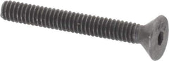 Value Collection - #5-40 UNC Hex Socket Drive, 82° Flat Screw - Alloy Steel, Black Oxide Finish, Fully Threaded, 1" OAL - Exact Tool & Supply