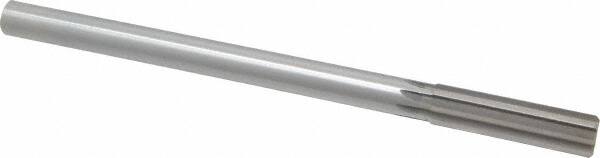 Made in USA - 0.623" High Speed Steel 8 Flute Chucking Reamer - Exact Tool & Supply