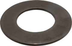 Made in USA - 0.642" ID, Grade 17-7 PH Stainless Steel, Belleville Disc Spring - 1.24" OD, 0.085" High, 0.049" Thick - Exact Tool & Supply