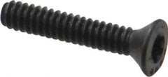 Camcar - #6-32 UNC Torx Plus Drive, 82° Flat Screw - Alloy Steel, Black Oxide Finish, Fully Threaded, 3/4" OAL - Exact Tool & Supply