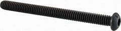 Value Collection - 1/4-20 UNC Hex Socket Drive, Button Screw - Alloy Steel, Black Oxide Finish, Fully Threaded, 3" Length Under Head - Exact Tool & Supply