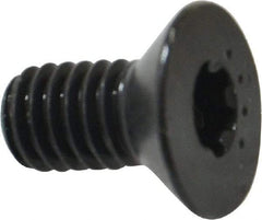 Camcar - 5/16-18 UNC Torx Plus Drive, 82° Flat Screw - Alloy Steel, Black Oxide Finish, Fully Threaded, 5/8" OAL - Exact Tool & Supply