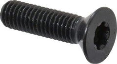 Camcar - #10-32 UNF Torx Plus Drive, 82° Flat Screw - Alloy Steel, Black Oxide Finish, Fully Threaded, 3/4" OAL - Exact Tool & Supply
