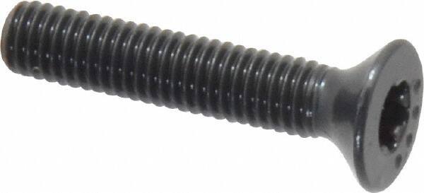 Camcar - #10-32 UNF Torx Plus Drive, 82° Flat Screw - Alloy Steel, Black Oxide Finish, Fully Threaded, 1" OAL - Exact Tool & Supply