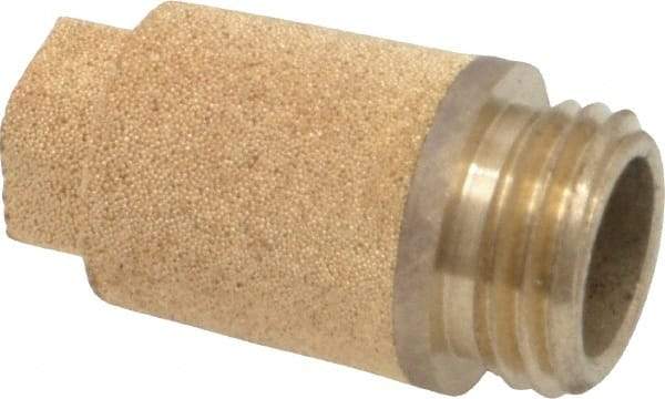 Legris - 1/4 BSPP, 24.5mm OAL, Muffler - 175 Max psi, 6 CFM, 85 Decibel Rating, Bronze - Exact Tool & Supply