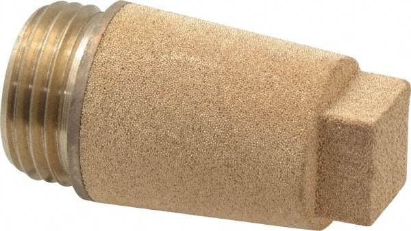 Legris - 1/2 BSPP, 40mm OAL, Muffler - 175 Max psi, 11 CFM, 108 Decibel Rating, Bronze - Exact Tool & Supply