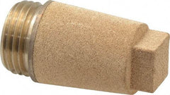 Legris - 1/2 BSPP, 40mm OAL, Muffler - 175 Max psi, 11 CFM, 108 Decibel Rating, Bronze - Exact Tool & Supply