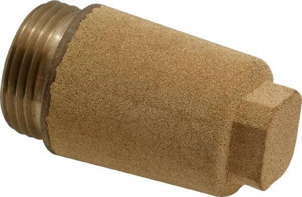 Legris - 3/4 BSPP, 51mm OAL, Muffler - 175 Max psi, 13 CFM, 128 Decibel Rating, Bronze - Exact Tool & Supply