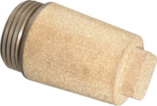Legris - 1 BSPP, 60mm OAL, Muffler - 175 Max psi, 13 CFM, 128 Decibel Rating, Bronze - Exact Tool & Supply