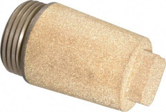 Legris - 1 BSPP, 60mm OAL, Muffler - 175 Max psi, 13 CFM, 128 Decibel Rating, Bronze - Exact Tool & Supply