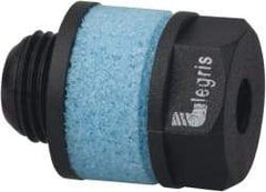 Legris - 1/8 BSPP, 20.5mm OAL, Muffler - 145 Max psi, 13.9 CFM, 82 Decibel Rating, Polyethylene - Exact Tool & Supply