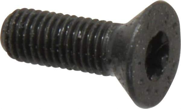 Camcar - 1/4-28 UNF Torx Plus Drive, 82° Flat Screw - Alloy Steel, Black Oxide Finish, Fully Threaded, 3/4" OAL - Exact Tool & Supply
