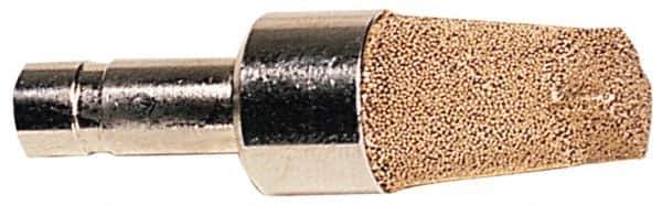 Legris - Plug In, 68.5mm OAL, Muffler - 175 Max psi, 11 CFM, 108 Decibel Rating, Sintered Bronze - Exact Tool & Supply