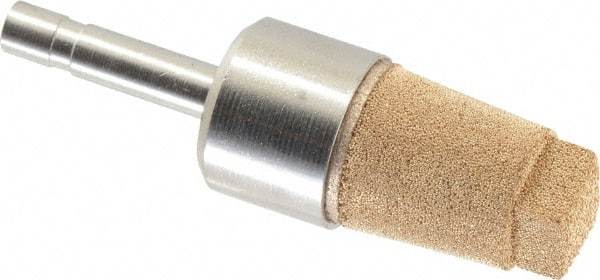 Legris - Plug In, 41.5mm OAL, Muffler - 175 Max psi, 4 CFM, 85 Decibel Rating, Sintered Bronze - Exact Tool & Supply