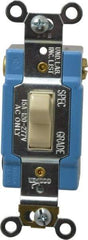 Cooper Wiring Devices - 3 Pole, 120 to 277 Volt, 15 Amp, Industrial Grade, Toggle, Wall and Dimmer Light Switch - Exact Tool & Supply