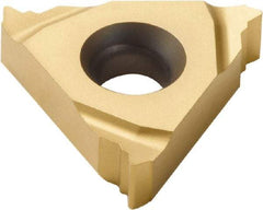 Seco - 16ER External Right Hand MJ Laydown Threading Insert - Grade CP500, TiAlN/TiN Coated Carbide, 9.53mm Inscribed Circle - Exact Tool & Supply