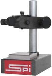 SPI - Cast Iron (Base), Rectangular Base, Comparator Gage Stand - 8" High, 6" Base Length x 3-7/8" Base Width x 2" Base Height, Includes Holder - Exact Tool & Supply