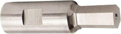 Hassay-Savage - 9mm Hexagon Rotary Broach - 3/8" Depth of Cut, 0.315" Shank - Exact Tool & Supply