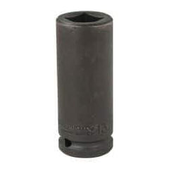 Proto - 3/4" Drive 13/16" Deep Impact Socket - 4 Points, 4" OAL - Exact Tool & Supply