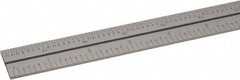 SPI - 18 Inch Long Blade, 4R Graduation Combination Square Blade - Baked Enamel Coated, 1/64, 1/32 1/16 and 1/8 Inch Graduation - Exact Tool & Supply