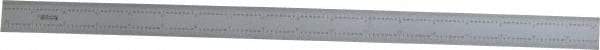 SPI - 18 Inch Long Blade, English and Metric Graduation Combination Square Blade - Baked Enamel Coated, 1/64 and 1/32 Inch Graduation, 0.5 and 1mm Graduation - Exact Tool & Supply