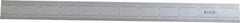 SPI - 12 Inch Long Blade, 16R Graduation Combination Square Blade - Baked Enamel Coated, 1/100, 1/64, 1/50 and 1/32 Inch Graduation - Exact Tool & Supply