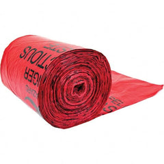 Justrite - Hazardous Waste Bags Type: Hazardous Waste Bag Capacity (Gal.): 10 - Exact Tool & Supply