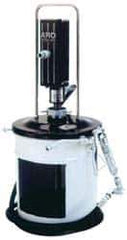ARO/Ingersoll-Rand - Grease Lubrication 4 Lb/min Flow Carbon Steel Air-Operated Pump - For 35 Lb Container - Exact Tool & Supply