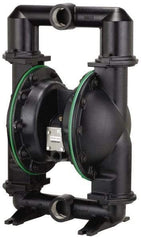 ARO/Ingersoll-Rand - 2" NPT, Metallic, Air Operated Diaphragm Pump - PTFE Diaphragm, Aluminum Housing - Exact Tool & Supply