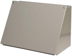 Cooper B-Line - Steel Standard Enclosure Hinge Sloped Cover - NEMA 12, 13, 12" Wide x 12" High x 9-5/32" Deep, Dirt-tight & Dust-tight - Exact Tool & Supply