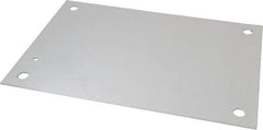 Cooper B-Line - 9" OAW x 13" OAH Powder Coat Finish Electrical Enclosure Nonperforated Panel - 16" x 12" Box, 12 Gauge Steel, Use with 161210-12/16126-12/16128-12 - Exact Tool & Supply