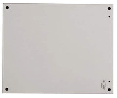 Cooper B-Line - 13" OAW x 13" OAH Powder Coat Finish Electrical Enclosure Nonperforated Panel - 16" x 16" Box, 12 Gauge Steel, Use with 16166-12/16168-12 - Exact Tool & Supply