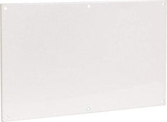 Cooper B-Line - 20-7/8" OAW x 32-7/8" OAH Powder Coat Finish Electrical Enclosure Flanged Panel - 36" x 24" Box, 12 Gauge Steel, Use with 362410-12/362412-12/36246-12/36248-12 - Exact Tool & Supply