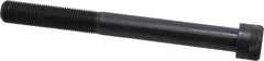 Made in USA - 1/2-20 UNF Hex Socket Drive, Socket Cap Screw - Alloy Steel, Black Oxide Finish, Partially Threaded, 5" Length Under Head - Exact Tool & Supply