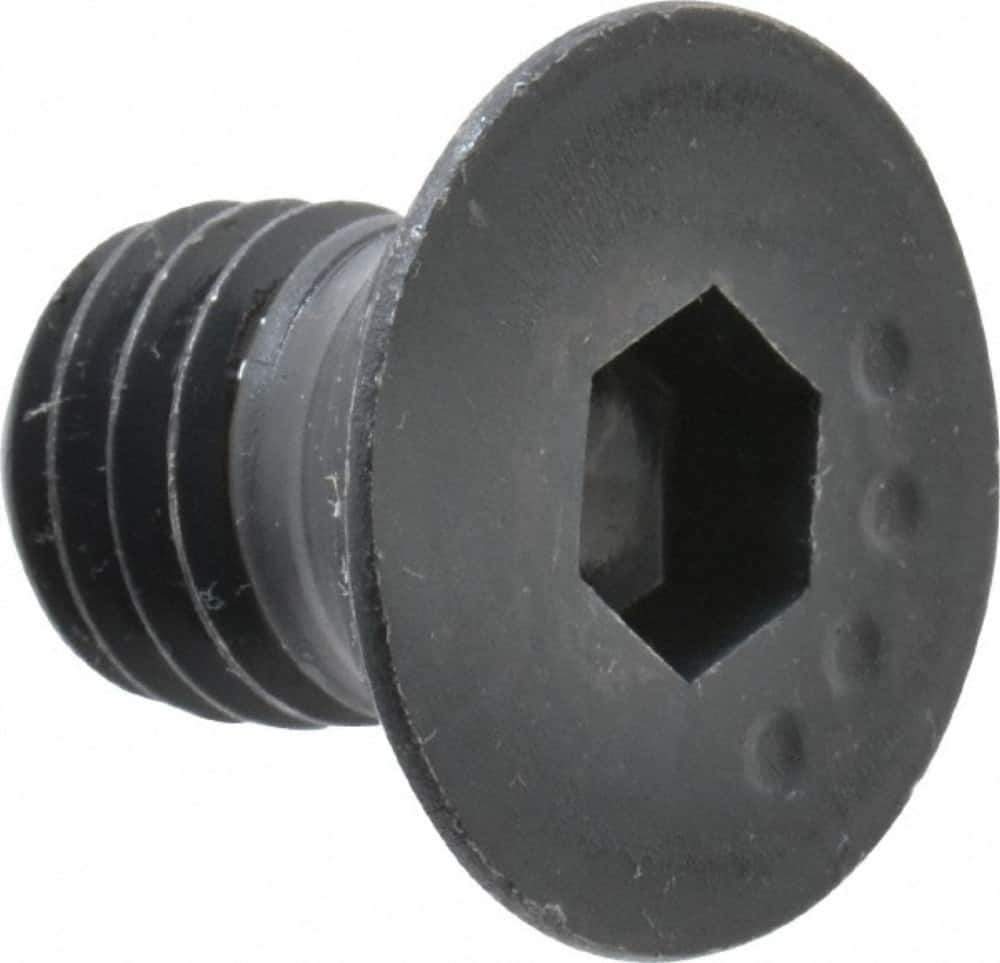 Made in USA - 1/2-13 UNC Hex Socket Drive, 82° Flat Screw - Alloy Steel, Black Oxide Finish, Fully Threaded, 3/4" OAL - Exact Tool & Supply