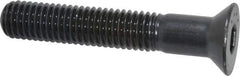 Made in USA - 1/2-13 UNC Hex Socket Drive, 82° Flat Screw - Alloy Steel, Black Oxide Finish, Partially Threaded, 3" OAL - Exact Tool & Supply