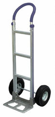 Vestil - 500 Lb Capacity 49" OAH Hand Truck - Loop Handle, Aluminum - Exact Tool & Supply