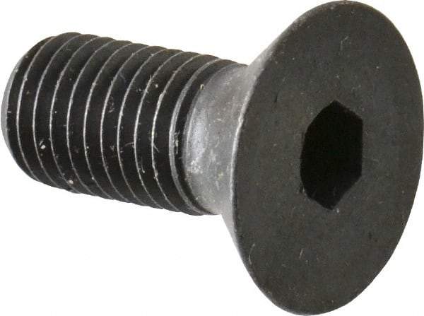 Made in USA - 5/16-24 UNF Hex Socket Drive, 82° Flat Screw - Alloy Steel, Black Oxide Finish, Fully Threaded, 3/4" OAL - Exact Tool & Supply